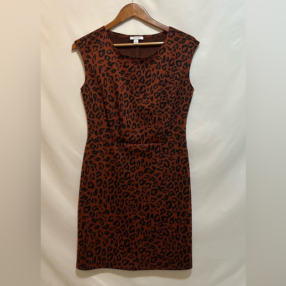 Nine West Women’s Sleeveless Animal Print Dress Size Small - Never Worn